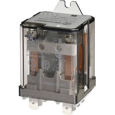 Finder 62.82.8.230.4000 Relais enfichable 230 V/AC 16 A 2 inverseurs (RT) 10 pc(s) (1/2)