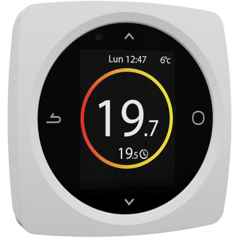 Thermor – Thermostat d'ambiance connecté 225 filaire – Communication radio – Connectivité avec l'application Cozytouch – Gestion de chauffage connecté (1/2)