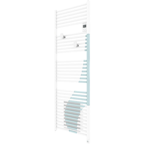 RADIATEUR SÈCHE-SERVIETTES CONNECTÉ RIVA 5 ETROIT 500W GRIS MENHIR THERMOR 471649 (1/3)