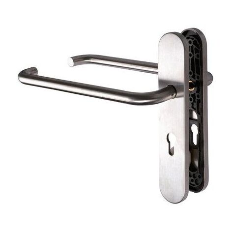 Poignée de porte EST-ZG Gris 195 mm CLE I NORMBAU 2333180 (1/4)