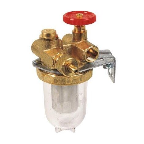 Filtre à Fioul Avec Robinet OVENTROP – FF3/8 – 2122103+2127600 – Neuf
