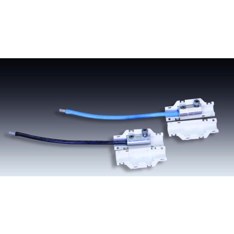 Ensemble de fouets de connexion EBCP bleu 25-95 mm – Embouts en aluminium pour câbles 25² à 95² – Raccordement rapide et sécurisé – Visiosat Maec