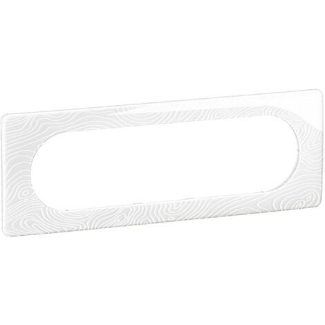 Plaque de finition Céliane 6 à 8 modules Blanc Relief LEGRAND CP0611 (1/2)
