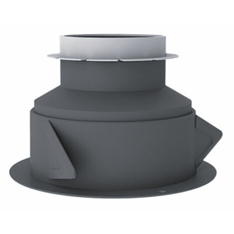 Anjos Ventilation – Manchon placo 3 griffes Ø125mmx80mm L100mm – Raccord VMC mâle avec joint de maintien – 1795