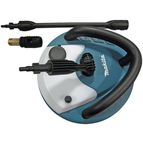 Makita – Brosse de lavage Terrasse-patio pour nettoyeur haute pression – Diamètre 300mm – Nettoyage sans éclaboussures – Adaptateur 197853-7
