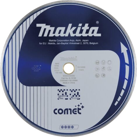 DISQUE DIAMANT COMET300 JANTE CONTINUE MAKITA B-13144