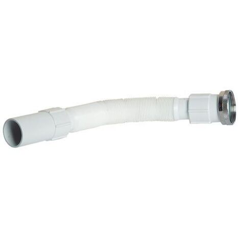 Somatherm – Flexible de vidange extensible 30-75 cm – Diamètre 32/40 mm – Adaptateur ABS inclus – Pour évier, douche et baignoire