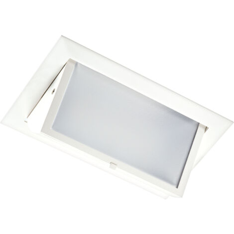 Projecteur/Downlight IP44 basculant LED 50000H intégré driver séparé fourni METROPOLIS 30W 4000K Blanc ARIC 51650 (1/3)