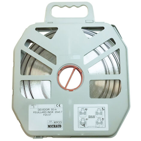 Dévidoir 50 m feuillard inox 20x0,7 MICHAUD K933 (1/4)