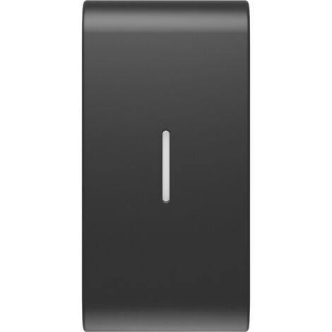 TOUCHE INTER. AXIAL DIFFUSEUR 1P NOIR GEWISS GW12555S (1/2)