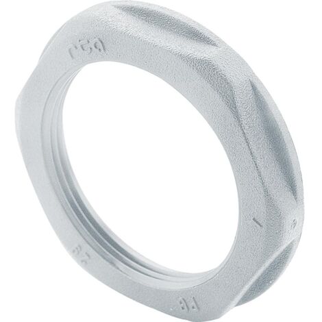 Ecrou plastique PG11 pour presse étoupe plastique hexagonal à embase gris LEGRAND 386873