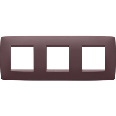PLAQUE ONE 2+2+2P H ROUGE TOSCANE GEWISS GW16126VD (1/2)