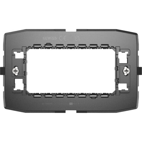 SUPPORT RECTANGULAIRE 4P EGO SMART GEWISS GW16804N (1/2)