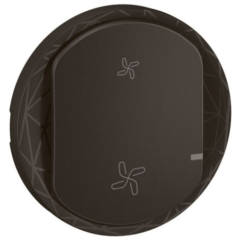 Enjoliveur commande VMC sans fils Céliane with Netatmo Noir LEGRAND CN1411 (1/2)