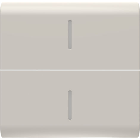 TOUCHE INTER. AXIAL 2 DIFFUSEURS 2P BEIG GEWISS GW13558S (1/2)