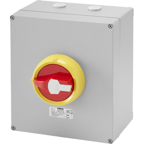 INTER-SECTIONNEUR MP MÉTAL 25A 8P URGENCE GEWISS GW70762M (1/2)