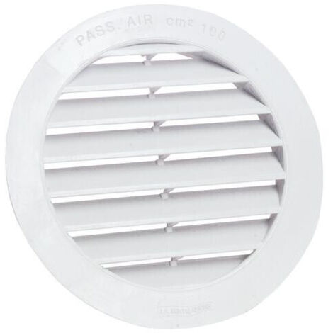 GRILLE DE VENTILATION INT PVC D125 1210-125