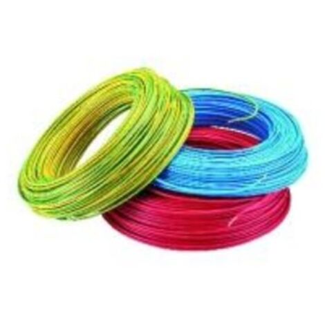 Fil VR  Quantité: 1m - Nombre Conducteur: 1 - Type Vente: au mètre - Section: 16 - Section en mm2: 16 - Couleur: Bleu