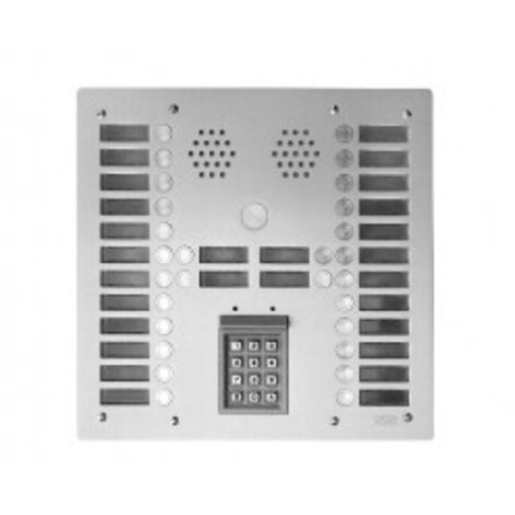 Plaque alu 6mm 4r 36t + s30 ecla URMET 7774/36C (1/2)