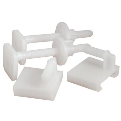 FIXATIONS D'ABATTANT DE CUVETTE (1/2)