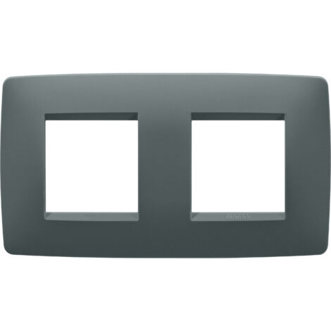 PLAQUE ONE 2+2P H SARCELLE GEWISS GW16123VZ (1/2)
