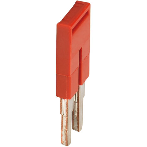 Pont enfichable 2 points pour bornes 2,5mm² rouge SCHNEIDER NSYTRAL22 (1/2)