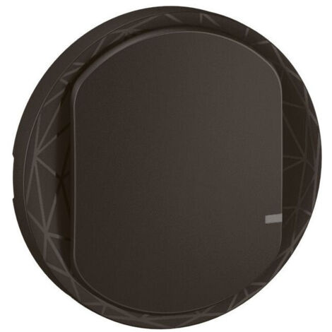 Enjoliveur interrupteur sans Neutre/commande Céliane with Netatmo Noir LEGRAND CN1403 (1/2)