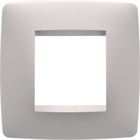 PLAQUE ONE 2P BEIGE NATUREL GEWISS GW16122VL (1/2)