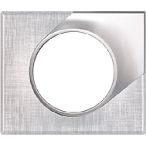 Plaque de finition - 1 Poste - COMETE Blanc