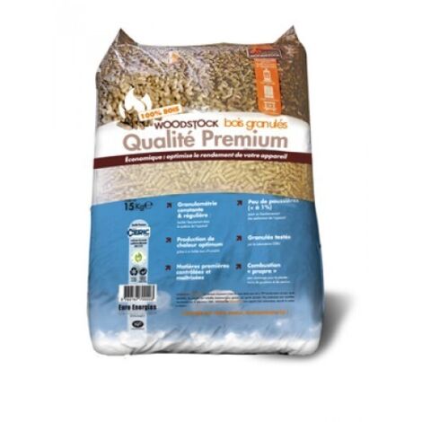 BOIS GRANULES (SAC 15KG) EURO ENERGIES (WOODSTOCK) WBG15