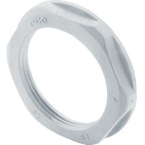 Ecrou plastique PG9 pour presse étoupe plastique hexagonal à embase gris LEGRAND 386872