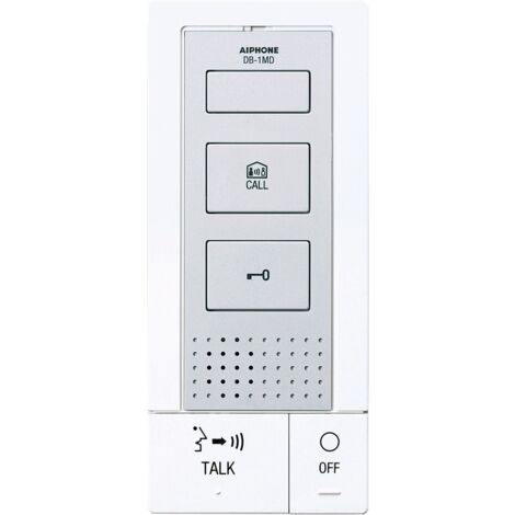 Aiphone – Poste intérieur audio mains libres – Compatible platines DA1DS/DA2DS/DA4DS – Étrier métallique fourni – DB1MD