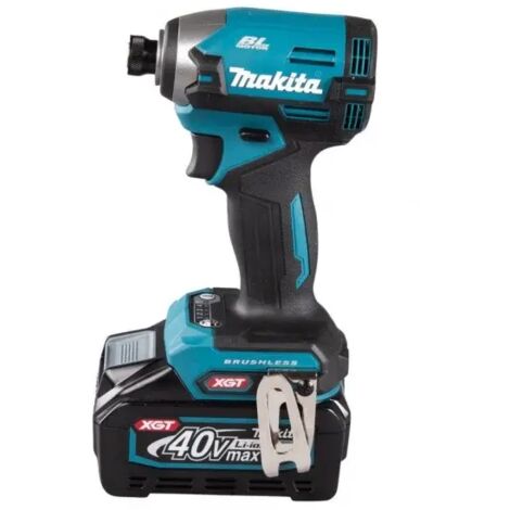 Makita – Visseuse à percussion sans fil 40V – 2 batteries Li-Ion 2,5Ah – Moteur Brushless – Couple max 210Nm – Technologie XPT pour environnements humides (1/5)