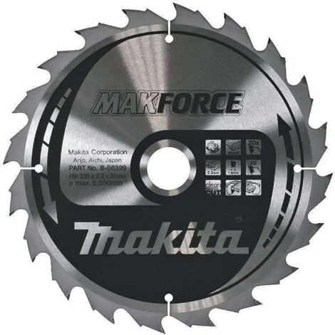 MAKITA B-08399 - .3 makforce di que de cie jante 1.6mm 20z 20 degré arbre 30