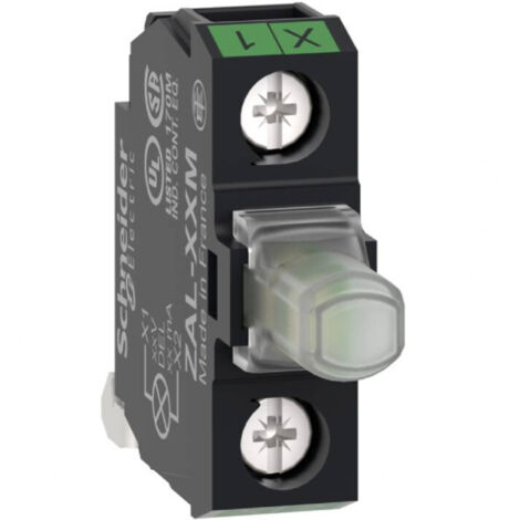 HARMONY BLOC LUMINEUX BOÎTE À BOUTONS VERT LED 230-240V MAINTENANCE SCHNEIDER ZALVM3M