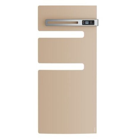 Atlantic – Radiateur sèche-serviettes connecté 500W – Mât droite – Beige – Électrique digital avec programmation – Sans ventilo (1/3)