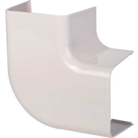 Plombservice – Coude plat 90° 80mm – Accessoire pour gaine électrique ICTA – Température maximale de fonctionnement 90°C – Plastique (1/2)