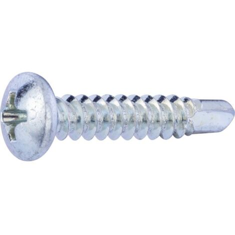Vis Tôle Fixpro Tête Ronde Zinguée Fixation Rapide Tôle Et Matériaux Fins - Fixpro (1/4)