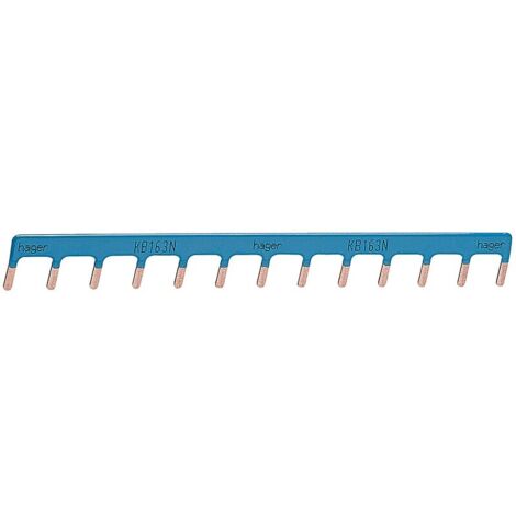 Peigne électrique 3 pôles – Intensité 16A – Raccordement rapide pour disjoncteurs – Design à languette Hager