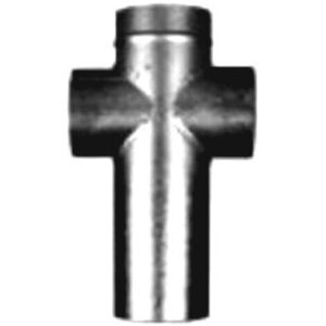 Collecteur d'étage acier galvanisé, 2 piquages à 180°, D 125 mm S&P (UNELVENT) 861857 (1/2)