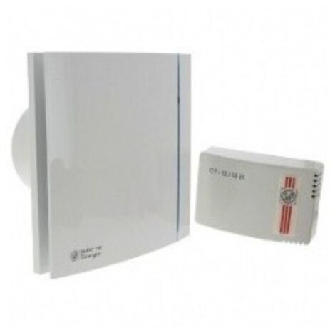 Kit aérateur ultra-silencieux SILENT 100 CZ 12V DESIGN avec transfo 230/12V TBTS S&P (UNELVENT) 403110