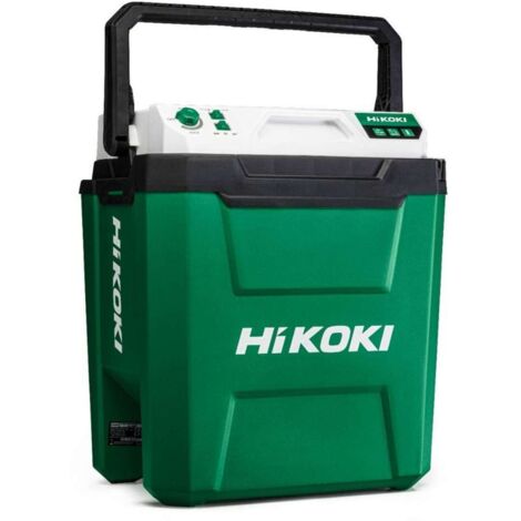 Hikoki – Glacière et réchaud sans fil 24L – Capacité 24L – Dimensions 42,5 x 32,5 x 49 cm – Plage de température 3°C à 65°C