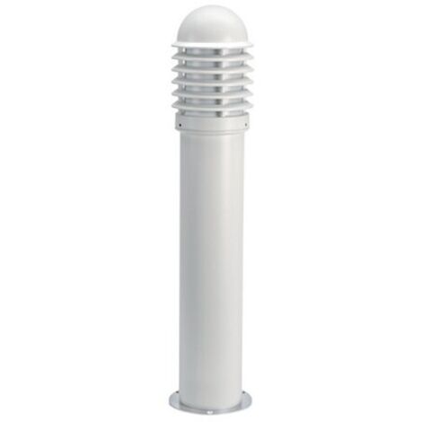 borne extérieur - aric caleo 1 - haute - culot e27 - blanc - sans lampe - aric 1779 (1/3)