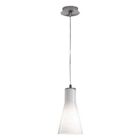 DIANA 140 Suspension E27 Ø140mm verre opale ARIC 4175 (1/4)