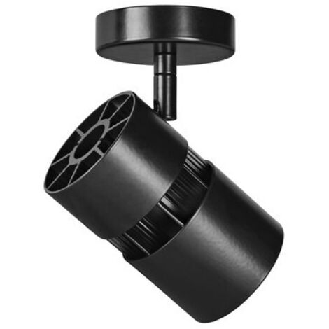 NINETY 01 Proj. s/patère noir angle 60° LED intég. 39W 3000K 4000lm ARIC 50576 (1/5)