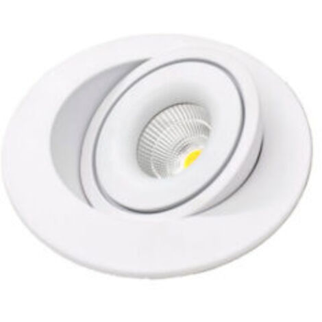Spot LED Swing connecté - orientable - recouvrable 7W bbc - blanc - SWI7WZIG - Asled (1/5)