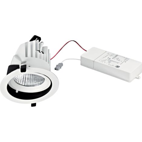 spot encastré à led - aric randy 4 - 38w - 3000k - 70d - blanc - aric 50194 (1/3)