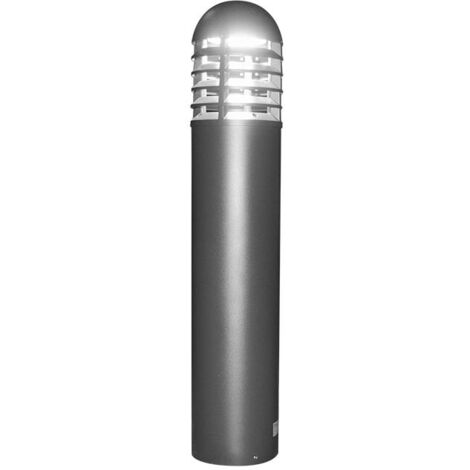 Potelet LED Paralume AC220-230V 35W 1750lm Étanche IP65 Ø208mmx1036mm Gris - Blanc du Jour 6000K (1/4)