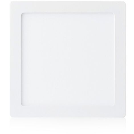 Plafonnier LED en saillie carrés LUNA QUADRA Ø220 x 220 x 33mm - 4000K Blanc neutre - 18W - 1540 Lm