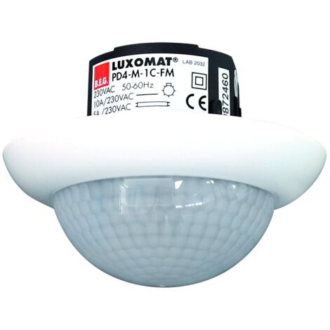 PD4-M-1C-EN détecteur de présence maître 1 canal 360° et 24m en saillie LUXOMAT 92575 (1/4)